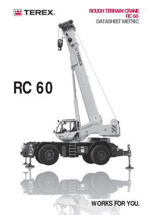 Gru fuoristrada Terex Bendini RC 60  (4x4x4)