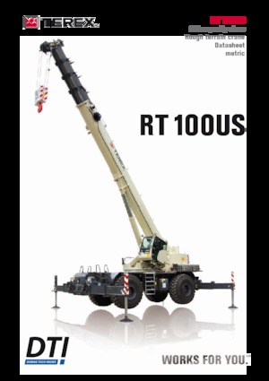 Gru fuoristrada TEREX CRANES RT 100US