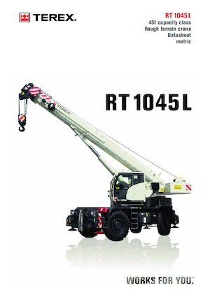 Gru fuoristrada TEREX CRANES RT 1045L