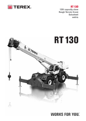 Gru fuoristrada Terex Bendini RT 130
