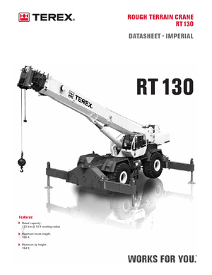 Gru fuoristrada Terex Bendini RT 130