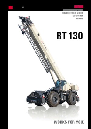 Gru fuoristrada TEREX CRANES RT 130