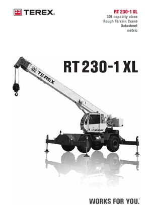 Gru fuoristrada Terex Bendini RT 230-1 XL
