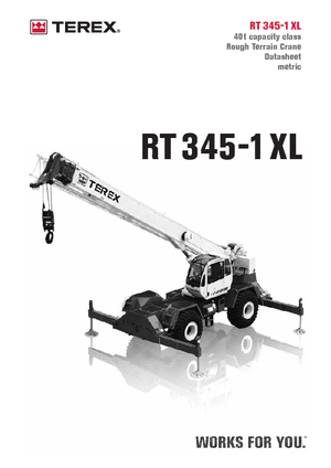 Gru fuoristrada Terex Bendini RT 345 XL