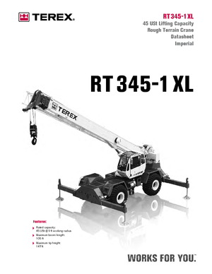 Gru fuoristrada Terex Bendini RT 345 XL