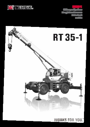 Gru fuoristrada TEREX CRANES RT 35-1