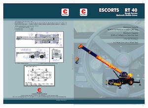 Gru fuoristrada Escorts RT-40