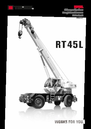 Gru fuoristrada TEREX CRANES RT 45L