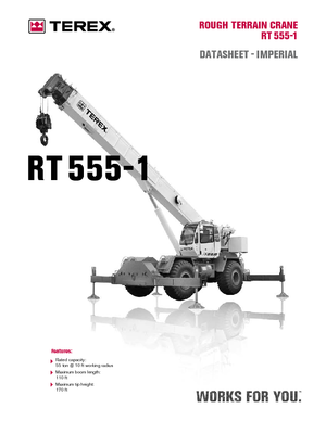 Gru fuoristrada Terex Bendini RT 555-1