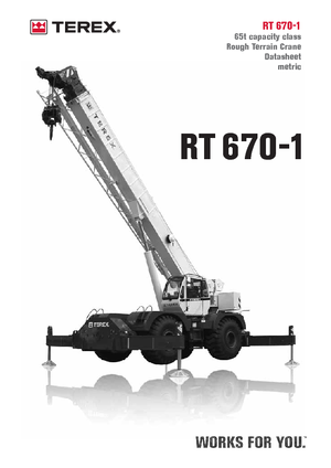 Gru fuoristrada Terex Bendini RT 670