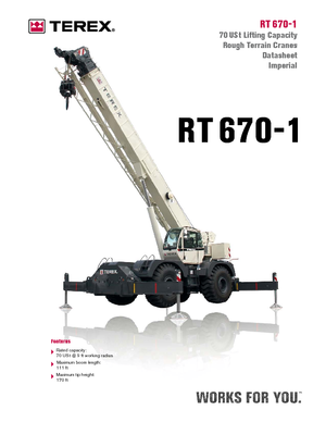 Gru fuoristrada Terex Bendini RT 670