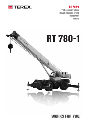 Gru fuoristrada Terex Bendini RT 780