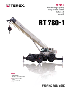 Gru fuoristrada Terex Bendini RT 780