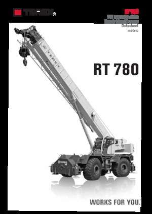 Gru fuoristrada TEREX CRANES RT 780