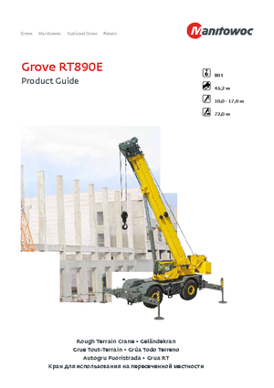 Gru fuoristrada Grove RT 890 E (4x4x4)