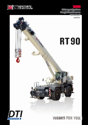 Gru fuoristrada TEREX CRANES RT 90