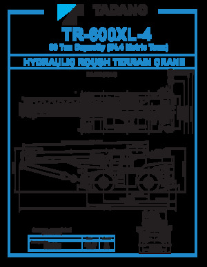 Gru fuoristrada Tadano TR-600XL-4