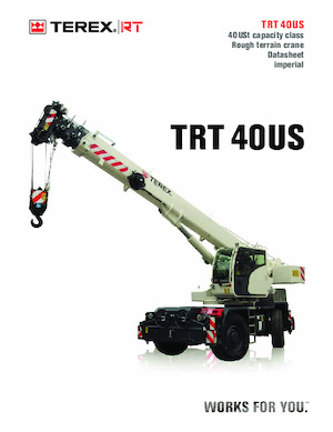 Gru fuoristrada TEREX CRANES TRT 40US