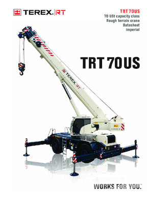 Gru fuoristrada TEREX CRANES TRT 70US