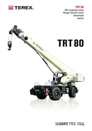Gru fuoristrada TEREX CRANES TRT 80