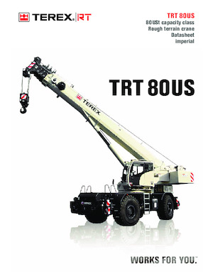Gru fuoristrada TEREX CRANES TRT 80US