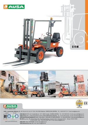 Carrelli elevatori fuoristrada Ausa C 11 M