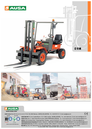 Carrelli elevatori fuoristrada Ausa C 11 M