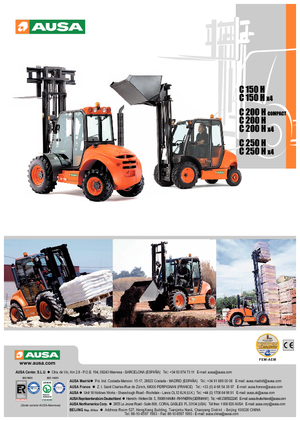 Carrelli elevatori fuoristrada Ausa C 250 H x 4