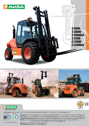 Carrelli elevatori fuoristrada Ausa C 300 H