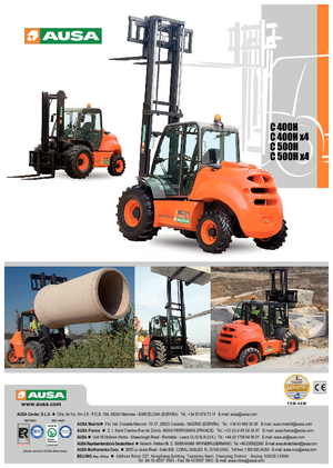 Carrelli elevatori fuoristrada Ausa C 500 H