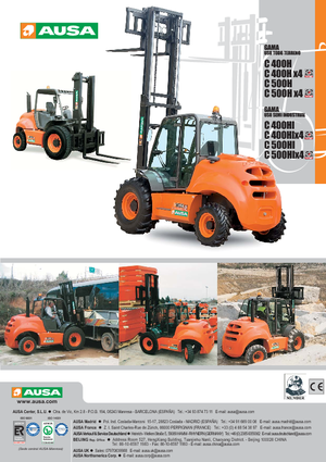 Carrelli elevatori fuoristrada Ausa C 500 H