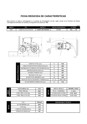 Carrelli elevatori fuoristrada Mast Explorer H 25 DA