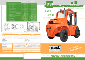 Carrelli elevatori fuoristrada Mast Explorer H 30 DA