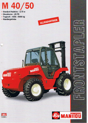 Carrelli elevatori fuoristrada Manitou M 40.4