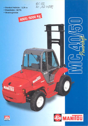Carrelli elevatori fuoristrada Manitou MC 40 CP