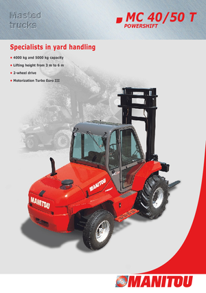 Carrelli elevatori fuoristrada Manitou MC 50 PS