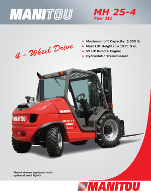 Carrelli elevatori fuoristrada Manitou MH 25-4T Buggie
