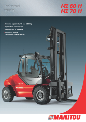 Carrelli elevatori frontali diesel Manitou MI 60 H
