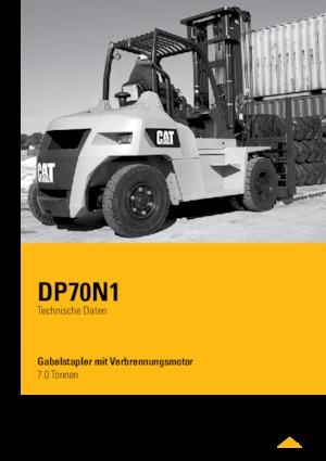 Carrelli elevatori frontali diesel Caterpillar DP70N1