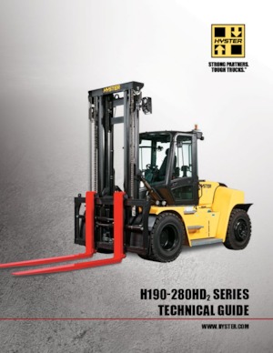Carrelli elevatori frontali diesel Hyster H190HD2