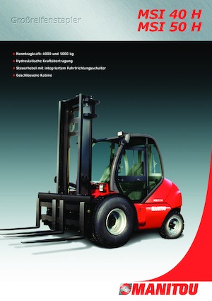 Carrelli elevatori fuoristrada Manitou MSI 50 H