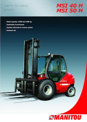 Carrelli elevatori fuoristrada Manitou MSI 50 H