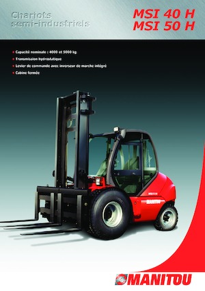 Carrelli elevatori fuoristrada Manitou MSI 50 H