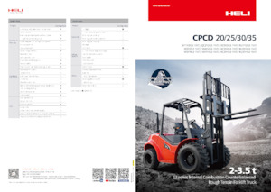 Carrelli elevatori fuoristrada Heli CPCD25