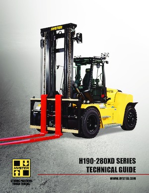 Carrelli elevatori frontali diesel Hyster H190XD