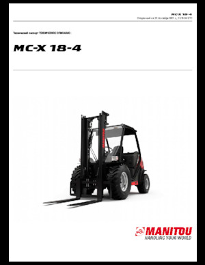 Carrelli elevatori fuoristrada Manitou MC 18-4