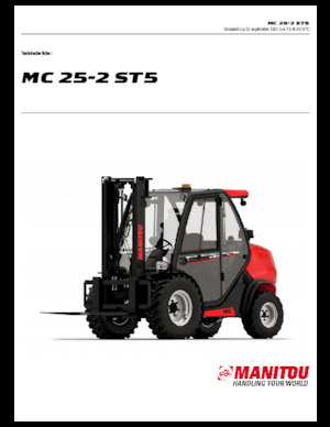 Carrelli elevatori fuoristrada Manitou MC 25-2