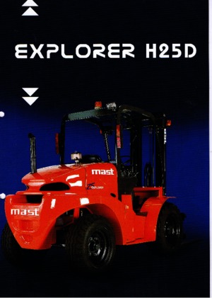 Carrelli elevatori fuoristrada Mast Explorer H 25 D