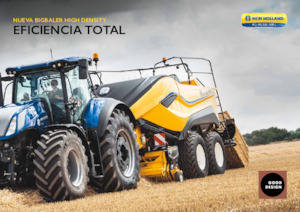 Presse per grandi imballaggi + Presse ad alta pressione New Holland BigBaler 1290 P High Density