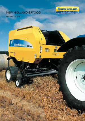 Rotopresse New Holland BR7070 Raffer